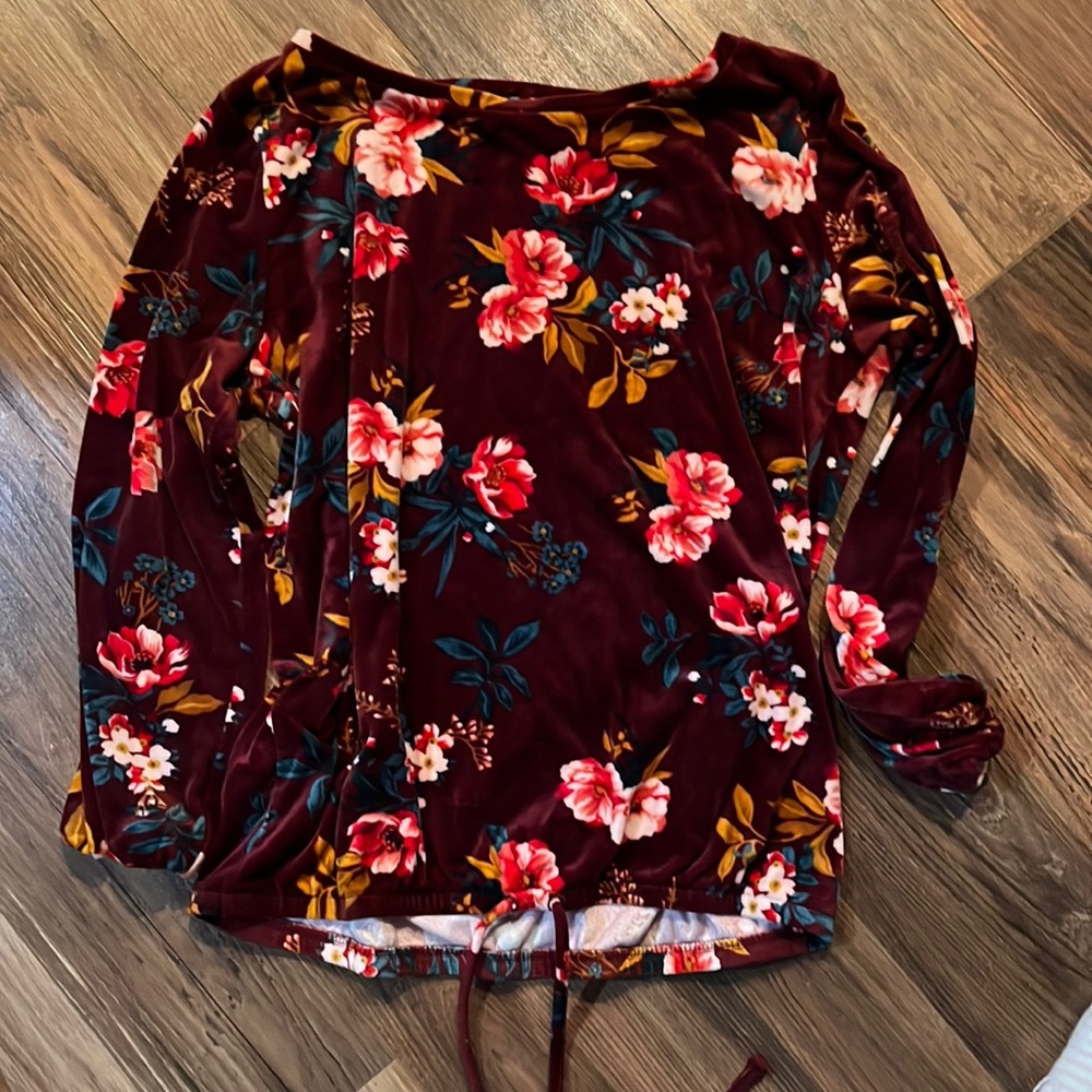Velvet top